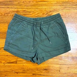 Olive green shorts